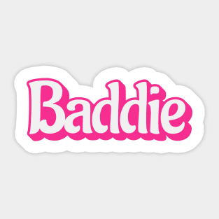 Baddie Design Sticker